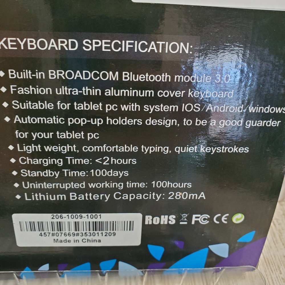 Lumsing HB007 Ultra-thin Wireless Keyboard Bluetooth For Android/iOS/Windows - Picture 5 of 5